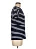 Lands' End Stripes Blue Short Sleeve Turtleneck Size M - photo 4