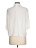 Mango Ivory 3/4 Sleeve Button-Down Shirt Size 10 - photo 2