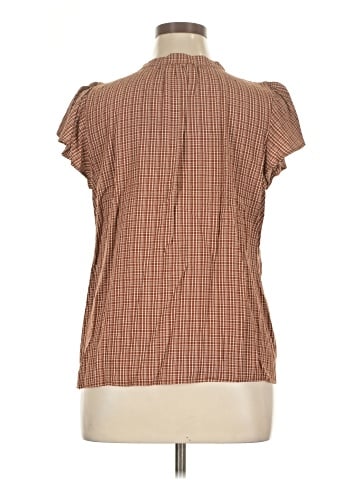 Ann Taylor LOFT Outlet Short Sleeve Blouse (view 2)