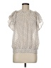 Express Ivory Short Sleeve Blouse Size M - photo 1