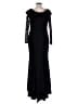 Xscape Black Cocktail Dress Size 12 - photo 2