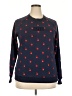 Coca-Cola Polka Dots Blue Pullover Sweater Size 2X - photo 1