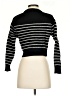 Wilfred 100% Wool Stripes Black Wool Pullover Sweater Size XXS - photo 2