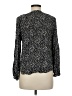 Universal Thread 100% Rayon Black Long Sleeve Blouse Size M - photo 2