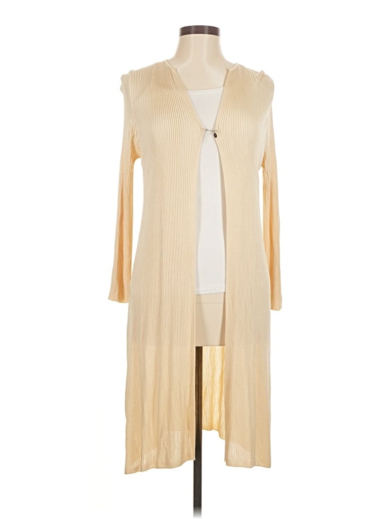 Pre-owned Assorted Brands Cardigan Sweater In Ivory