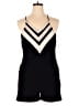 Maurices Chevron-herringbone Black Romper Size XL - photo 1
