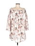 Unbranded Floral Ivory Casual Dress Size M - photo 1