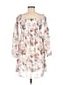 Unbranded Floral Ivory Casual Dress Size M - photo 2