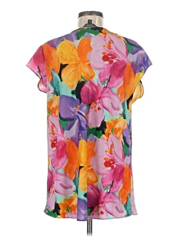 Lauren by Ralph Lauren Short Sleeve Blouse (view 2)