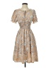 Roolee 100% Polyester Paisley Tan Casual Dress Size XS - photo 1