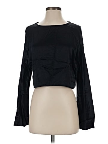 Something Navy Long Sleeve Top (view 1)
