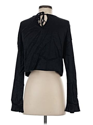 Something Navy Long Sleeve Top (view 2)