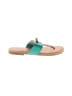 Rampage Color Block Teal Sandals Size 7 1/2 - photo 1