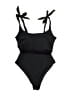 Assorted Brands Solid Black One Piece Swimsuit Size XL - photo 2
