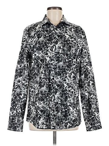 Calvin Klein Long Sleeve Button-Down Shirt (view 1)