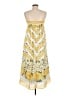 Dalia Macphee Floral Yellow Casual Dress Size M - photo 2
