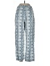 Sun-deh 100% Cotton Print Blue Casual Pants Size 10 - photo 2