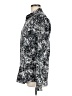 Calvin Klein Print Silver Long Sleeve Button-Down Shirt Size M - photo 5