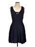 ModCloth 100% Rayon Solid Blue Casual Dress Size 10 - photo 1