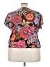 Torrid Black Short Sleeve Blouse Size 3X Plus (3) - photo 2