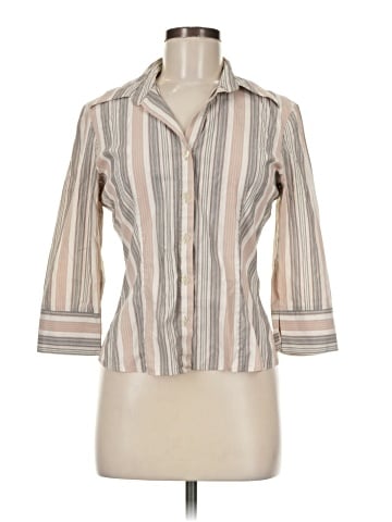 I.N. San Francisco 3/4 Sleeve Button-Down Shirt (view 1)