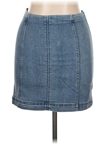 Free People Denim Skirt (view 1)
