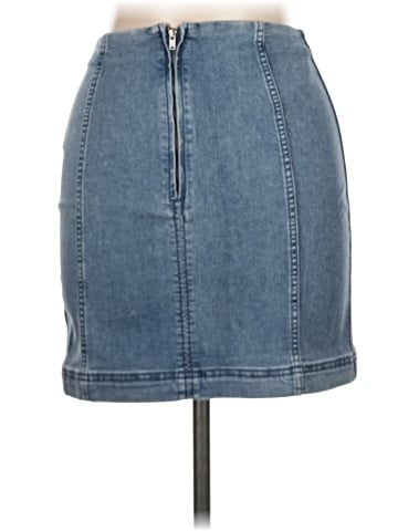 Free People Denim Skirt (view 2)