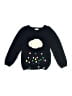 Mud Kingdom 100% Cotton Polka Dots Black Pullover Sweater Size 90 cm / US 12-24 MO - photo 1