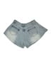 Edikted Blue Denim Shorts Size S - photo 2