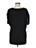 Ann Taylor 100% Polyester Black Short Sleeve Blouse Size M - photo 2