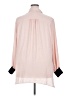 Chico's 100% Polyester Color Block Pink 3/4 Sleeve Blouse Size XXL (4) - photo 2