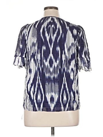 Rebecca Taylor Short Sleeve Silk Top (view 2)