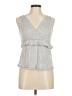Caution to the Wind Silver Sleeveless Top Size M - photo 1