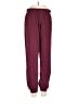 Lazypants Solid Burgundy Track Pants Size M - photo 1