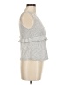 Caution to the Wind Silver Sleeveless Top Size M - photo 4