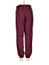 Lazypants Solid Burgundy Track Pants Size M - photo 2