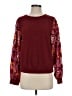 Porridge Floral Burgundy Pullover Sweater Size Sm (1) - photo 1