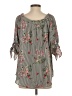 Assorted Brands Floral Gray 3/4 Sleeve Blouse Size S (estimated) - photo 2