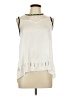BKE 100% Polyester Ivory White Sleeveless Blouse Size L - photo 1