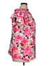 Unbranded 100% Polyester Floral Pink Short Sleeve Blouse Size XL - photo 4