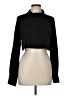 Blue Blush Black Long Sleeve Turtleneck Size M - photo 1