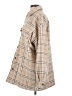 Collusion Plaid Tan Coat Size 2 - photo 5