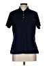 Adidas 100% Polyester Blue Short Sleeve Polo Size L - photo 1