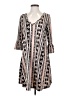 Everly Paisley Tan Casual Dress Size S - photo 1