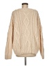 Princess Polly 100% Polyester Solid Tan Ivory Pullover Sweater Size Med - Lg - photo 2