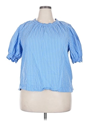 Free Assembly Short Sleeve Blouse (view 1)