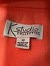 K Studio 100% Polyester Orange Blazer Size 12 - photo 6