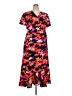 Prettygarden Print Orange Casual Dress Size XXL - photo 1