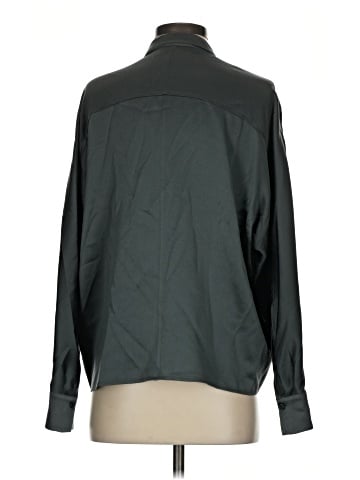 Vince. Long Sleeve Silk Top (view 2)
