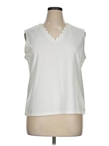 Anne Klein Sleeveless Blouse (view 1)